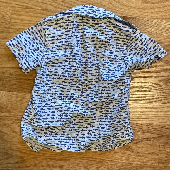 Osh Kosh 2T shark print button down - Picture 2 of 3
